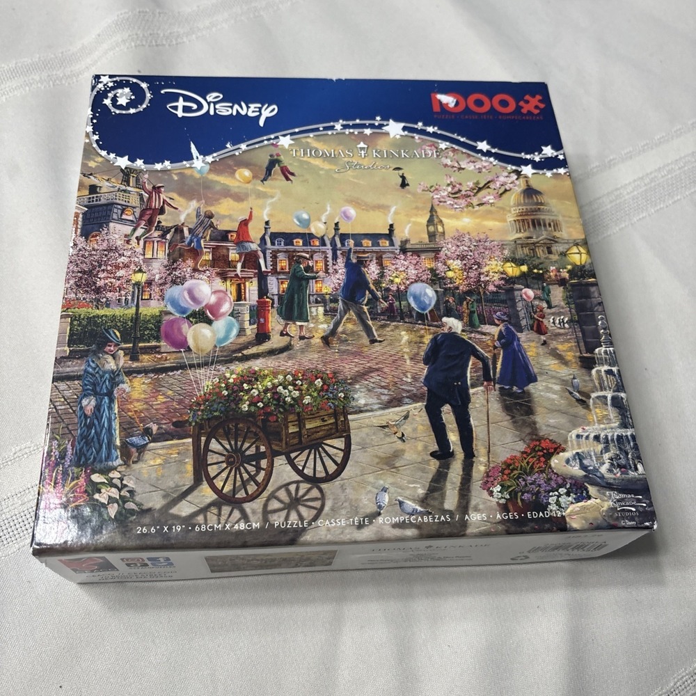 Ceaco - Thomas Kinkade - Disney - Mary Poppins Returns - 1000 Piece Jigsaw...